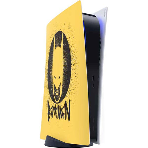 DC Comics Batman Graffiti Art PS5 Digital Edition Console Skin